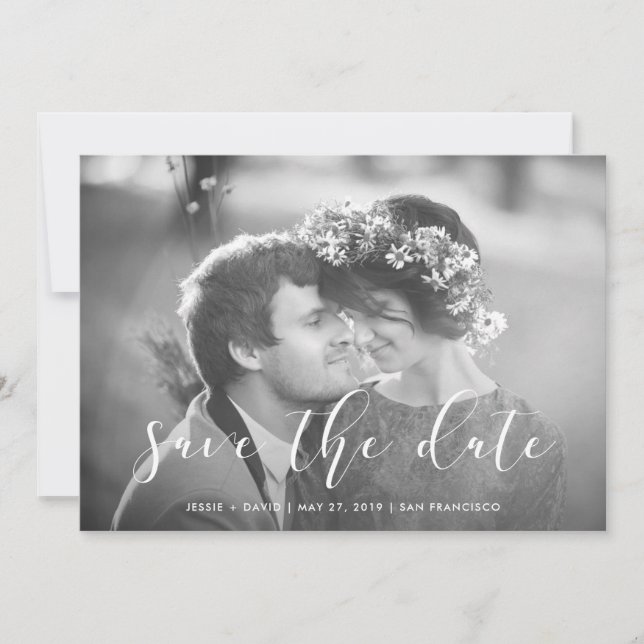 Delicate Love | Photo Save the Date (Front)