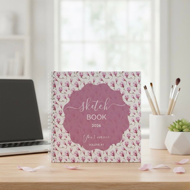 Delicate Magnolia Blossom  Notebook (Creator Uploaded)