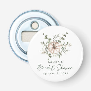 Delicate Minimalist Rustic Pumpkin Bridal Shower Bottle Opener