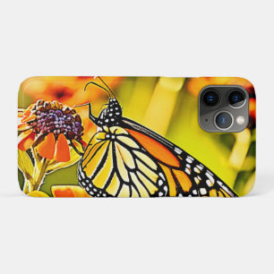Delicate Monarch Butterfly Bloom Design iPhone 11 Pro Case