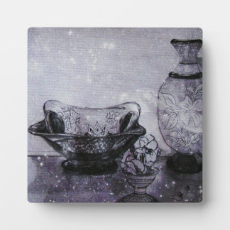 Delicate Orchid Plaque