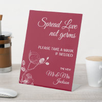 Delicate orchids elegant wedding covid safety