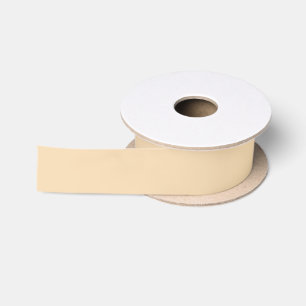 Delicate Pastel Yellow Satin Ribbon