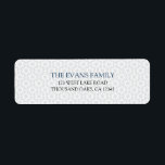 Delicate Patterned Mitzvah Return Address Label<br><div class="desc">Delicate Patterned Bar/Bat Mitzvah Return Address Label. See all rest of the matching pieces in this collection. Write to me at mailme@mistyqe.com for quotes on other matching pieces or customisation requests.</div>