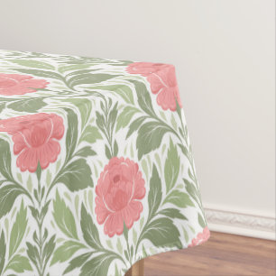 Delicate peonies tablecloth