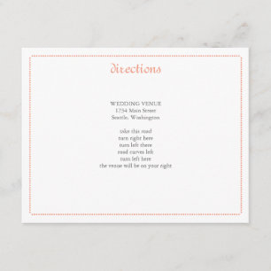 Delicate Peony Wedding Insert