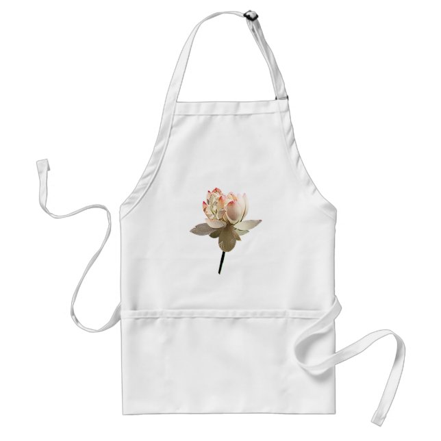 Delicate Pink Lotus Standard Apron (Front)