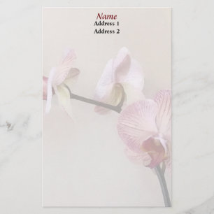 Delicate Pink Phalaenopsis Orchid Wedding Products Stationery