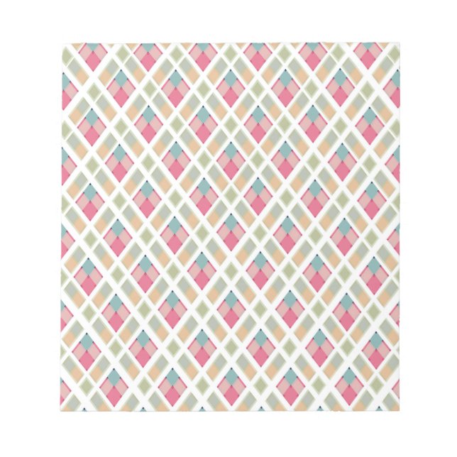 Delicate plaid notepad (Front)