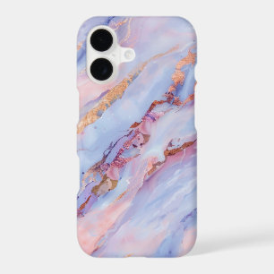 Delicate Purple Fluid Marble-Like with some Gold