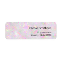 delicate purple opal background  labels