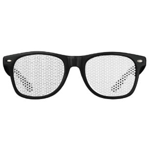 Delicate, repeating light grey floral pattern on a retro sunglasses