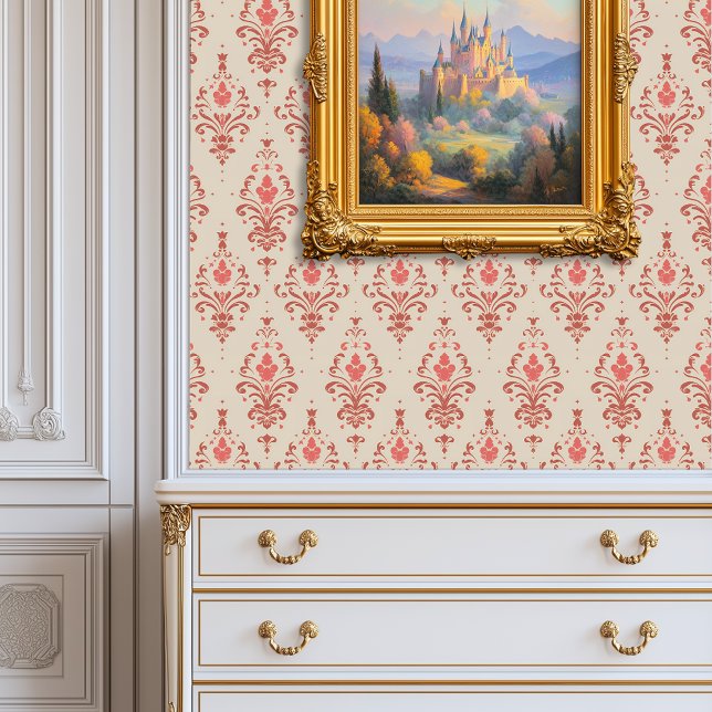 Delicate Rose Damask Princesscore Wallpaper (Delicate Rose Damask Princesscore Wallpaper)