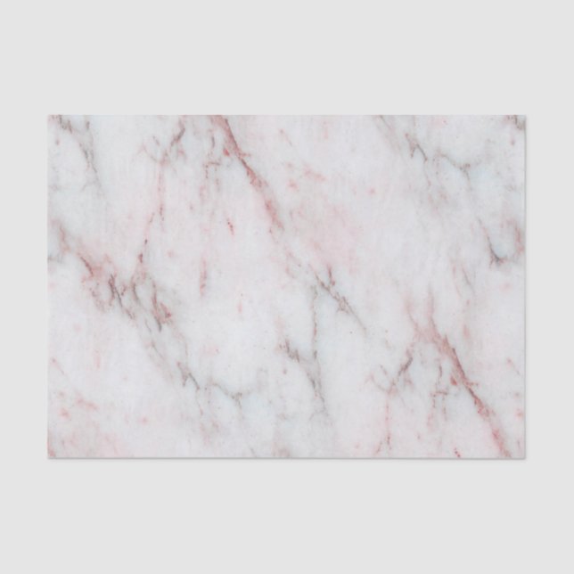Delicate Rose Marble Tissue Paper (Front)