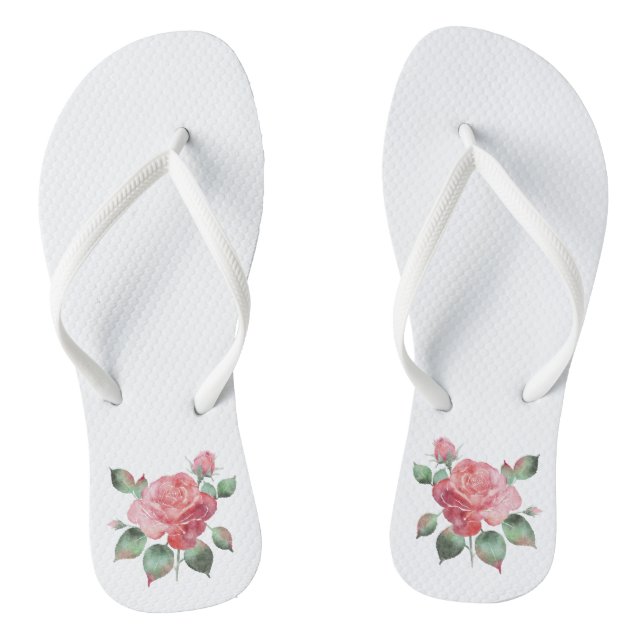 Delicate Rose Thongs (Footbed)
