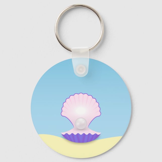 Delicate Seashell Key Ring (Front)