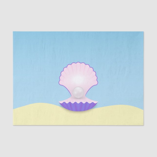 Delicate Seashell Tissue Paper (Front)
