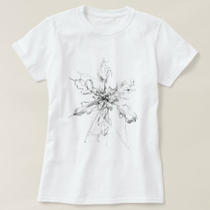 Delicate Single Snowflake  T-Shirt