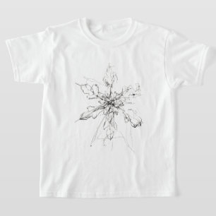 Delicate Single Snowflake  T-Shirt
