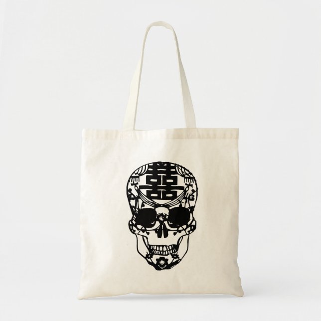 DELICATE SKULLS TOTE BAG (Front)