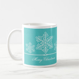 Delicate Snowflakes Christmas Mug