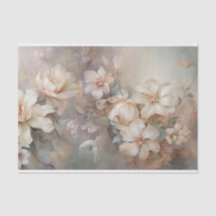 Delicate, Soft Beautiful Elegant Florals Decoupage