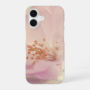 Delicate Soft Pink Cherry Blossom Flower iPhone 16 Case