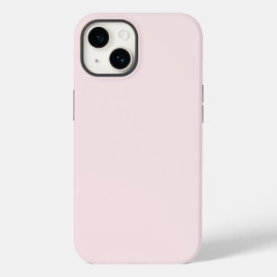 Delicate solid colour plain blushing pink Case-Mate iPhone 14 case