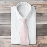 Delicate solid colour plain blushing pink tie<br><div class="desc">Delicate solid colour plain blushing pink design.</div>