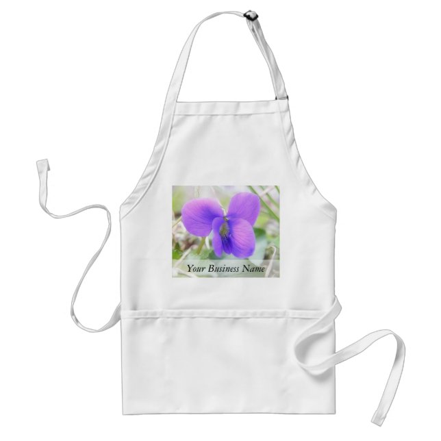 Delicate Spring Violet Standard Apron (Front)