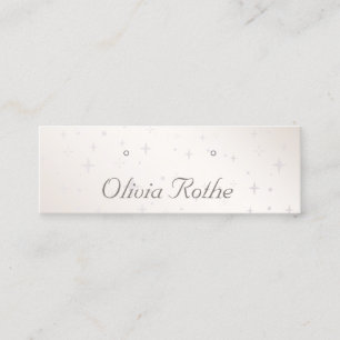 Delicate Stars Stud Earring Display  Mini Business Card