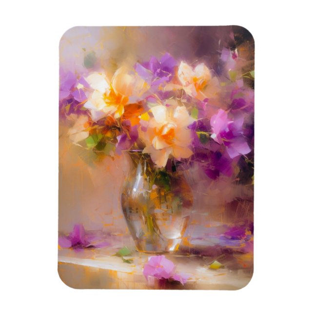 Delicate Still Life  Magnet (Vertical)