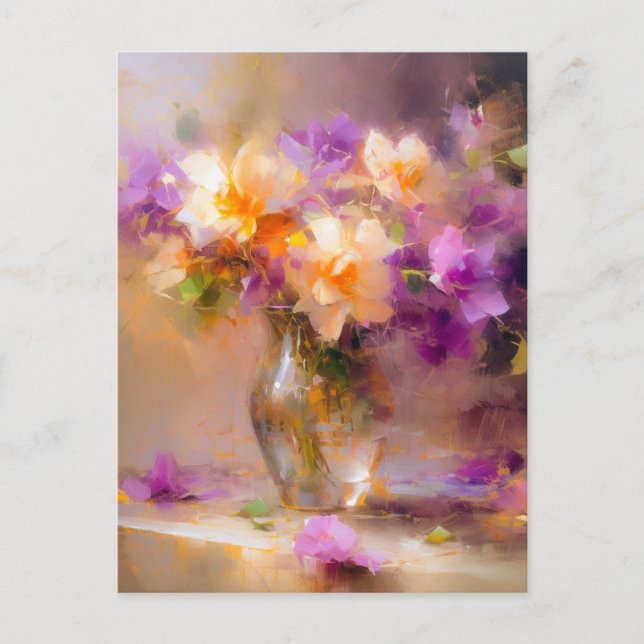 Delicate Still Life  Postcard (Front)