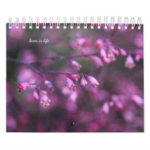 Delicate Summer Flowers Calendar