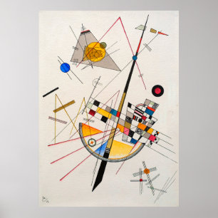 Delicate Tension (1923) by Wassily Kandinsky Poster