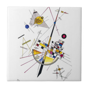 Delicate Tension #85 - Kandinsky Ceramic Tile