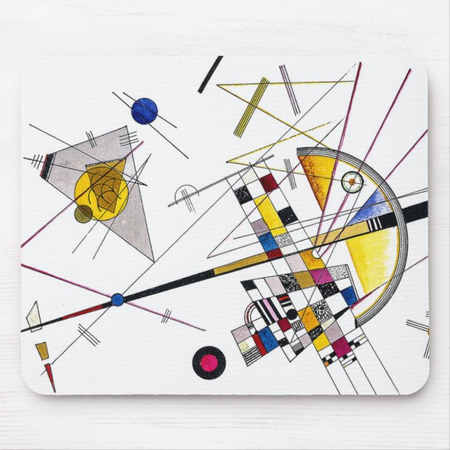 Delicate Tension #85 -  Kandinsky Mouse Pad (Front)