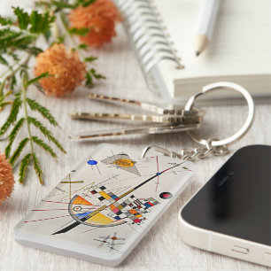 Delicate Tension by Wassily Kandinsky, Key Ring