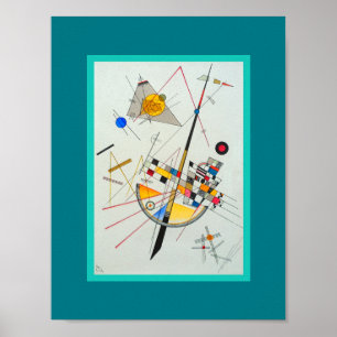 Delicate Tension by Wassily Kandinsky Poster