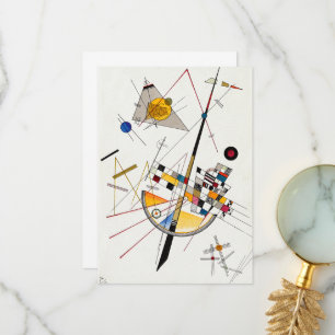 Delicate Tension, No. 85 by Wassily Kandinsky Thank You Card