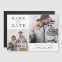 Delicate | Two Photo Wedding Save The Date