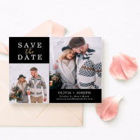 Delicate | Two Photo Wedding Save The Date