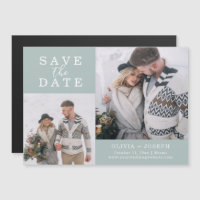 Delicate | Two Photo Wedding Save The Date