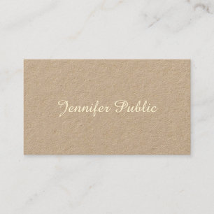 Delicate Unique Attractive Handwritten Script Business Card