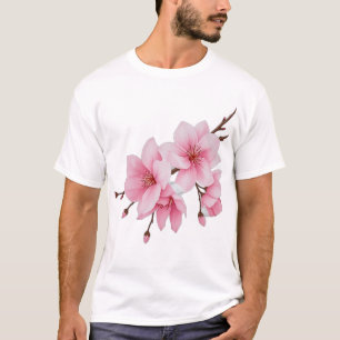 Delicate Watercolor Cherry Blossoms T-Shirt
