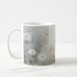 Delicate Watercolor Floral Coffee Mug