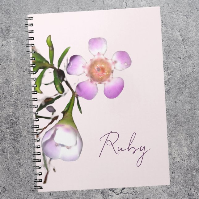 Delicate Wax Flower Bloom Notebook (Creator Uploaded)