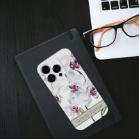 Delicate White Orchids Customisable