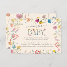 Delicate Wildflower floral garden Books for Baby