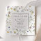 Delicate Wildflower Frame Bridal Shower Invitation